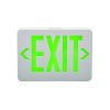 Emergency Exit Light LX 750G R Red and green UL Listed Exit Sign with Rechargeable Battery or Cell Backup
